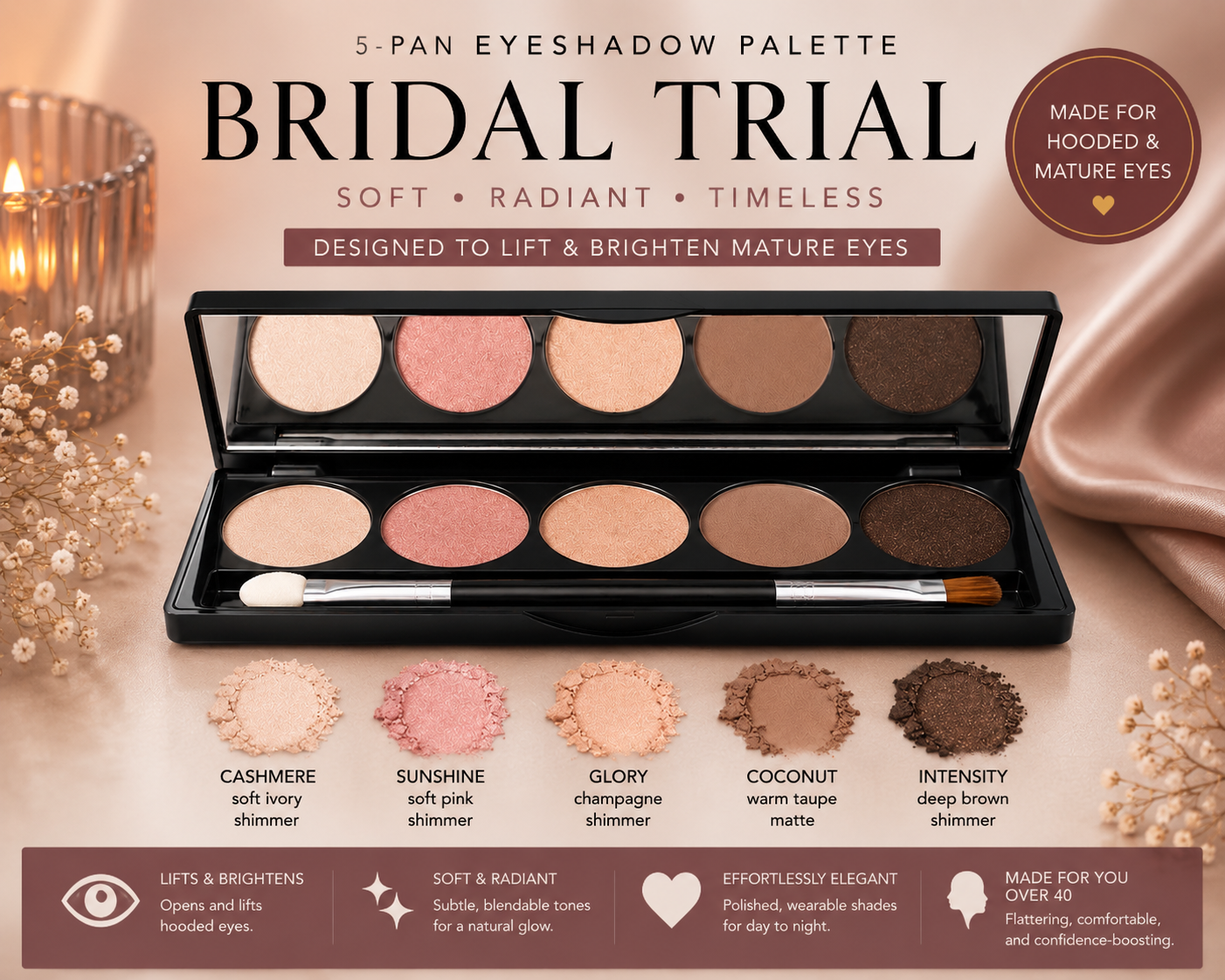 Bridal Trial™ Soft Radiant Lift Eyeshadow Palette