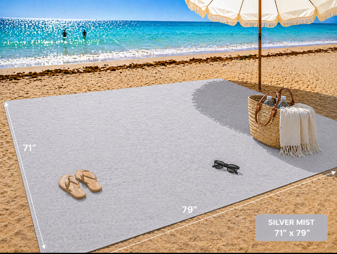Luxe Ultra-Dry Oversized Beach Blanket Towel