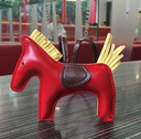 Handmade Leather Pony Keychain And Bag Charm