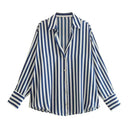 Silk Satin Long-sleeved Shirt