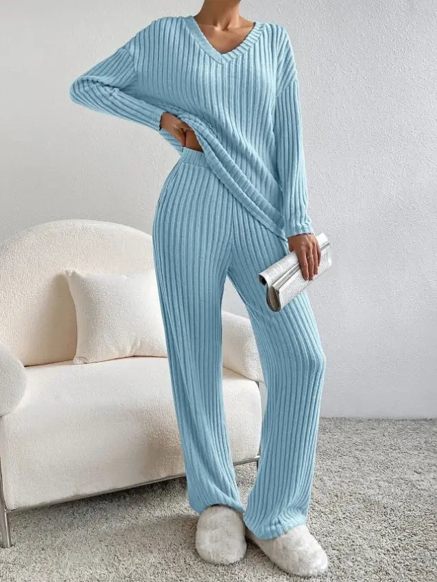 Casual 2-Piece Loungewear Set (Size Up)