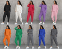 Women’s Sports Set Long Sleeve Top & Pleated-Leg Pants