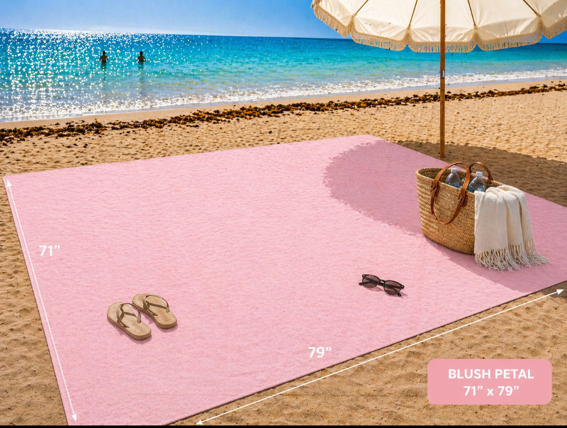 Luxe Ultra-Dry Oversized Beach Blanket Towel