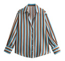Silk Satin Long-sleeved Shirt