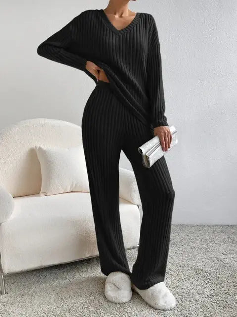 Casual 2-Piece Loungewear Set (Size Up)