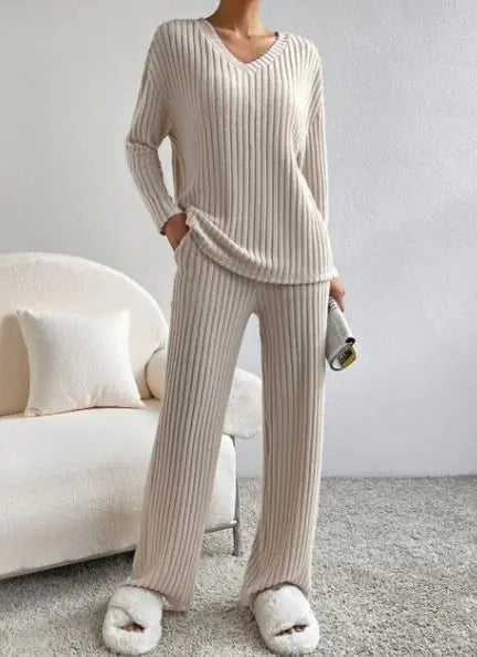 Casual 2-Piece Loungewear Set (Size Up)